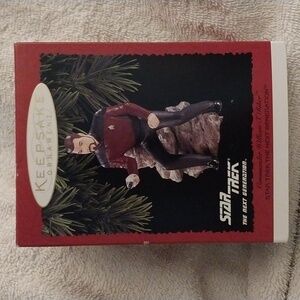 Commander William Riker, Collectible Hallmark Keepsake Ornament, 1996 Star Trek